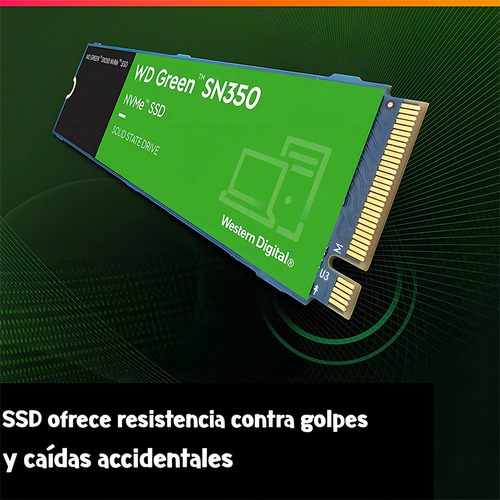 Ssd Interno 1tb Wd Green Sn350 Verde M.2 2280