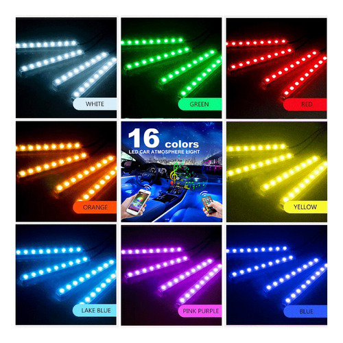 Kit De Iluminación Led Strip Light 36 Dash Dc Strip De 12 V