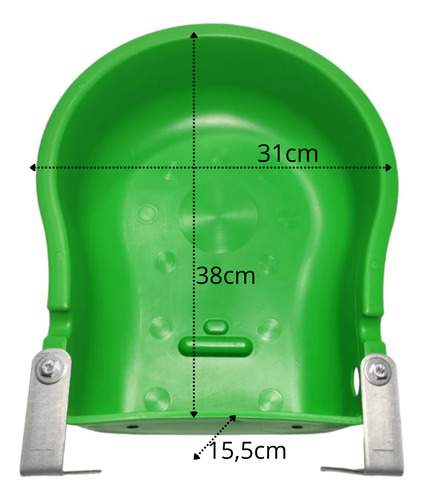 2x Bebedouro Tampa Retratil 8 Lts + 2 Comedouro Saleiro 4kg