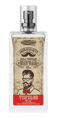 Imagen 1 de 2 de Perfumador Para Auto Natuar Men Vintage Centralsul