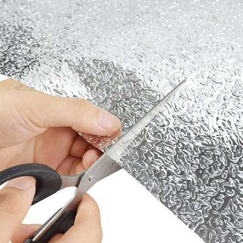 3 Rolos Papel Adesivo Aluminio Lavável Cozinha Impermeável