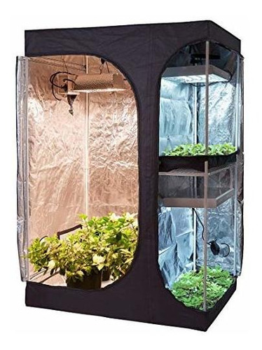 Bloomgrow 2-in-1 60''x48''x80'' 600d High Reflective Mylar H