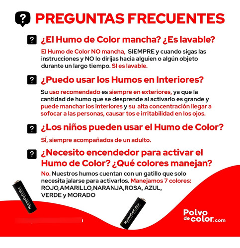 Duosmoke Gender Reveal- Humo De Color 1 Escape- Polvodecolor