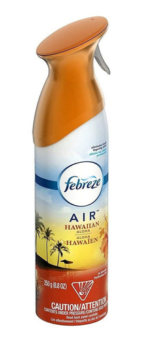 Febreze Aire - Spray Ambientador - Hawaiano Aloha - Peso Net