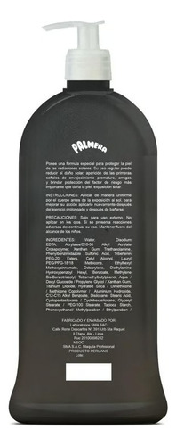 Bloqueador Solar Palmera 1 Litro