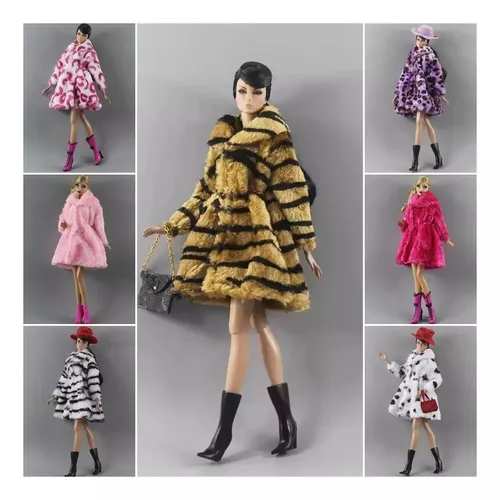 Blusa Vestido Luxo P/ Boneca Barbie Fashion Royalty Roupa Rs