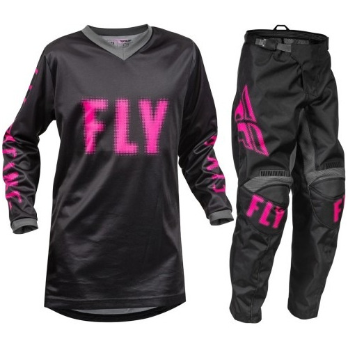 Traje Niña Fly Racing F-16 Rosado