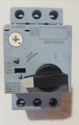 Guardamotor Weg Modelo Mpw40-6.3 ( 4 A 6.3 A )