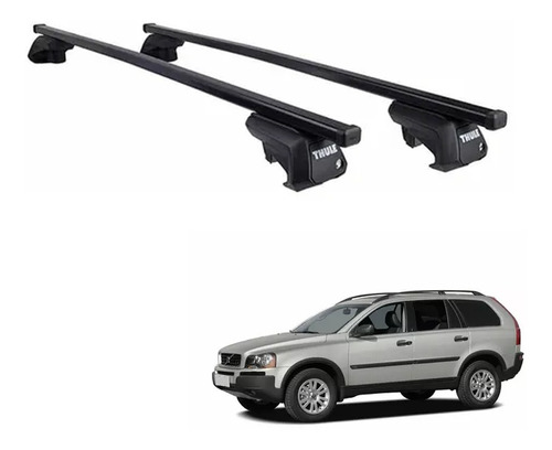 Rack Bagageiro Teto Volvo Xc90 2002 Até 2014 Evo Thule