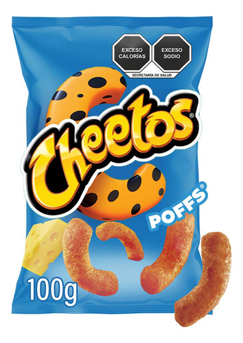 Botana Con Queso Sabritas Cheetos Poffs 100g