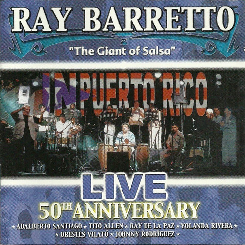 Cd Original Salsa Ray Barretto Live 50 Aniversario 2 Cds