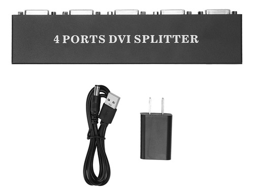 Duplicador De Vídeo De Distribución Dvi Splitter 1 Entrada 4