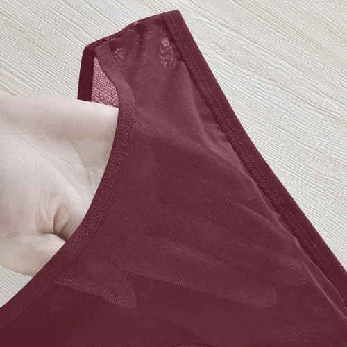D Ropa Interior Sin Costuras Para Mujer Con Triangular Trans