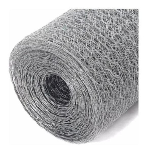 Tela De Arame Galvanizada Para Viveiro Passaros 80cm X 5 M
