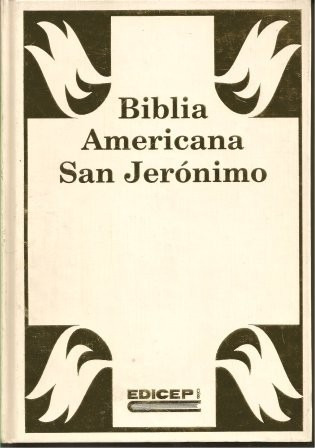 Biblia Americana San Jeronimo Color Blanca - Edicion 1994