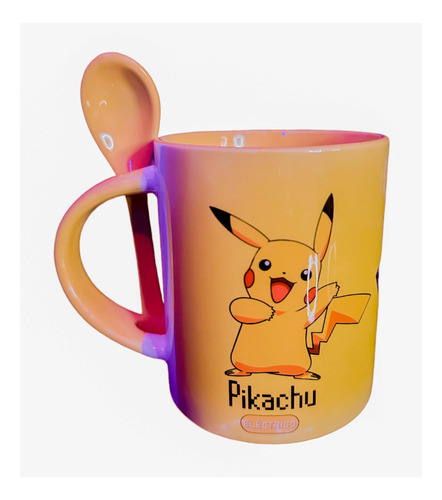 Taza Para Café Anime Pokémon Pikachu Calidad Aaa