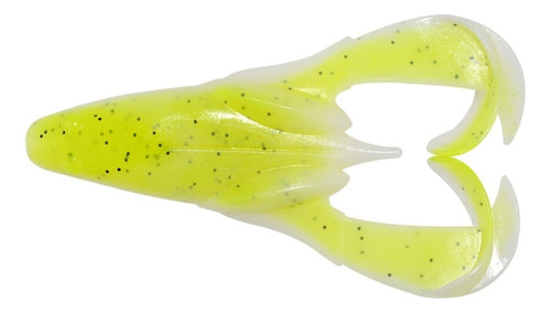 Señuelos Goma Caster Rana Pesca Big Frog Amarillo Blanco 2u Color Ywt