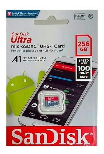 Microsdxc Ultra 256gb - Sandisk Tupccel