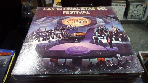 Lp Las 10 Finalistas Del Festival Oti 78 Acetato,long Play