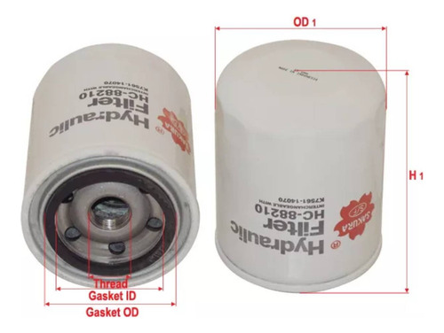 Filtro Hidraulico Hc-88210 Hhk7014070 K756114070
