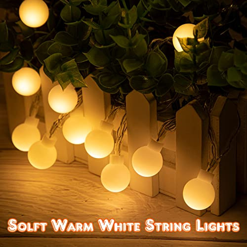 Luces De Patio Con Paraguas Enhon, Led Globos Irrompibles, C