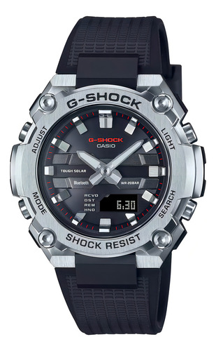 Reloj G-shock Gst-b600-1a Resina/acero Hombre Plateado