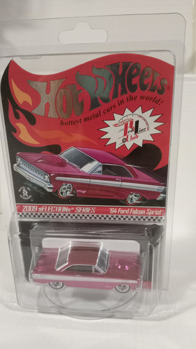 Hot Wheels Red Line Club 64 Ford Falcon Sprint 1 64. Cerrado Rosa Chicle (Usado)