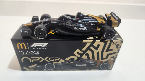 Miniatura Maisto Mcdonalds Filme Fórmula 1: Equipe F1 Apxgp Preto