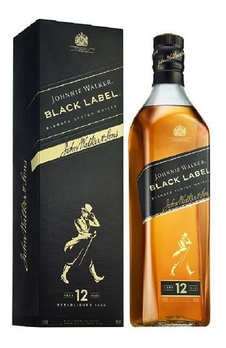 Whisky  Johnnie Walker Negro 1l
