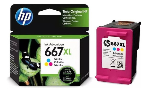 Cartucho Original Hp 667xl Color 2375/2775 - Composystem