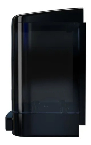 Jabonera Rellenable 1 Lt Oval Color Humo Con Negro