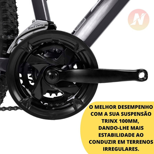 Imagem 7 de 8 de Bike Trinx M100 Max 15 Alumínio Suspenção Disco Mecânico