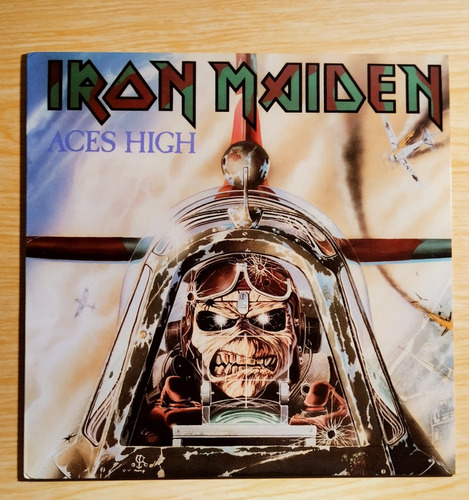 Iron Maiden - Lp Aces High - (edição Grega) 3 Faixas 
