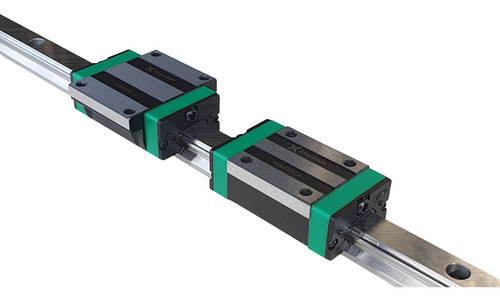 Paquete Riel Guía Lineal 1x Hgr20 700mm + 2x Balero Hgh20ca