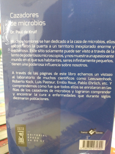 Cazadores De Microbios / Autor Paul De Kruif