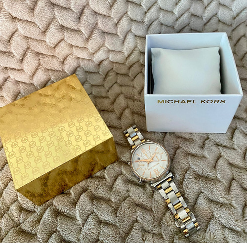 Reloj Michael Kors Sofie Mk-6558 Gris Cristal Blanco (Usado)