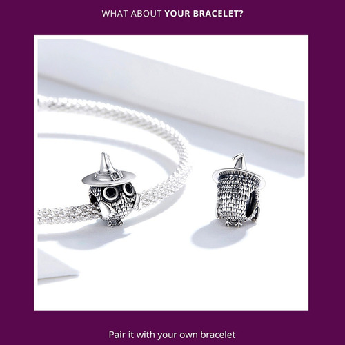 Imagen 3 de 6 de Charm Plata 925 Dije Para Pulsera Pandora Abalorio Original