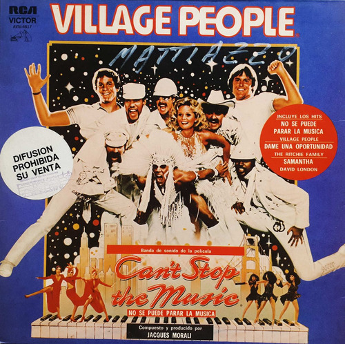 Village People - No Se Puede Parar La Música Lp