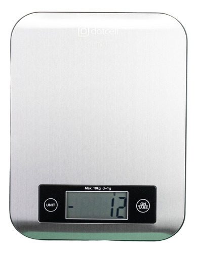 Mini Balança Digital De Cozinha Alta Precisão 0,1g Até 10kg Capacidade máxima 10 kg Cor Prateado