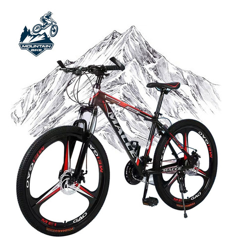 Mountain Bike Lagom Macee Mei-gao R26 21v Doble Suspensión Disco Mecánico Color Negro