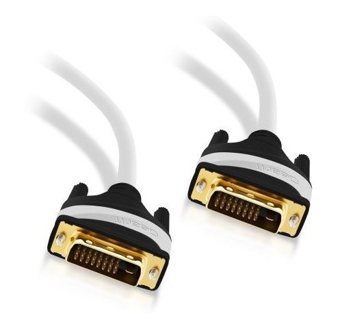 Gearit 2 Pack Dvi Hombre A Dvi Adaptador De Doble 1k6qx