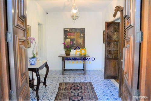 Belíssima Casa Á Venda No Jardim América Com 4 Dormitórios, 2 Suítes, 4 Vagas - 600 M² Em Ótimo Estado - Ca0190