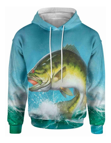 Sudadera Deportiva Sublimada Fish Pez En El Mar