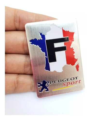 Emblema Francia Peugeot Bandera 206rc 301 Sport
