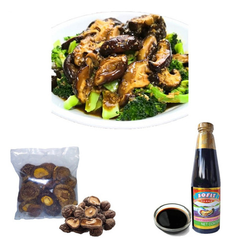 Pack Oriental 2u Hongos Shitake. Salsa De Ostion