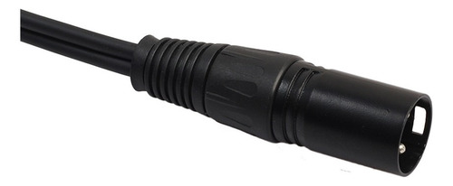 .. Cabo Adaptador De Áudio Balanceado Xlr Macho Para 2 Xlr