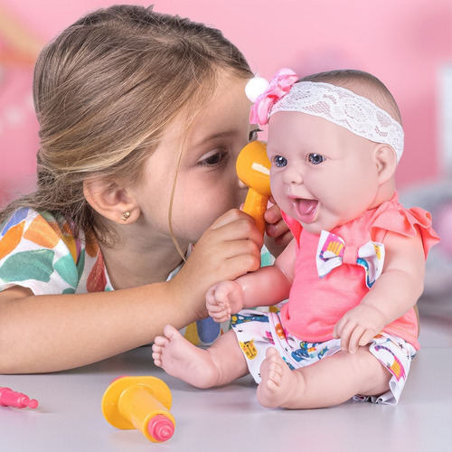 Boneca Baby Ninos Cuidar E Amar Reborn - Cotiplas 2498