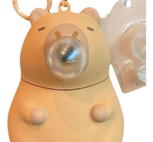 / 2 Llavero De Silicona Capybara Lindo Colgante De Silicona
