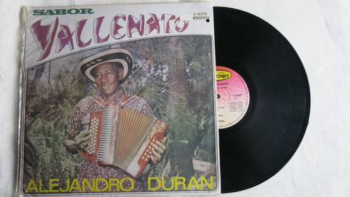 Vinyl Vinilo Lp Acetato Sabor Vallenato Alejandro Duran