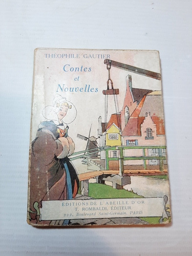 Antiguo Libro Cuentos Novelas Infantil Francés 1929 Ro 1756